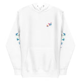 Unisex Hoodie -Pastel butterflies